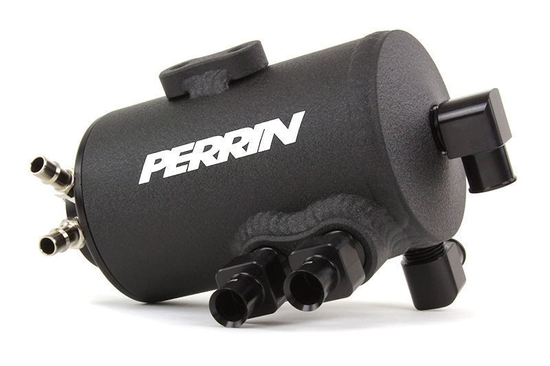 Perrin 02-07 Subaru WRX/STI Black Air Oil Separator - PSP-ENG-605BK