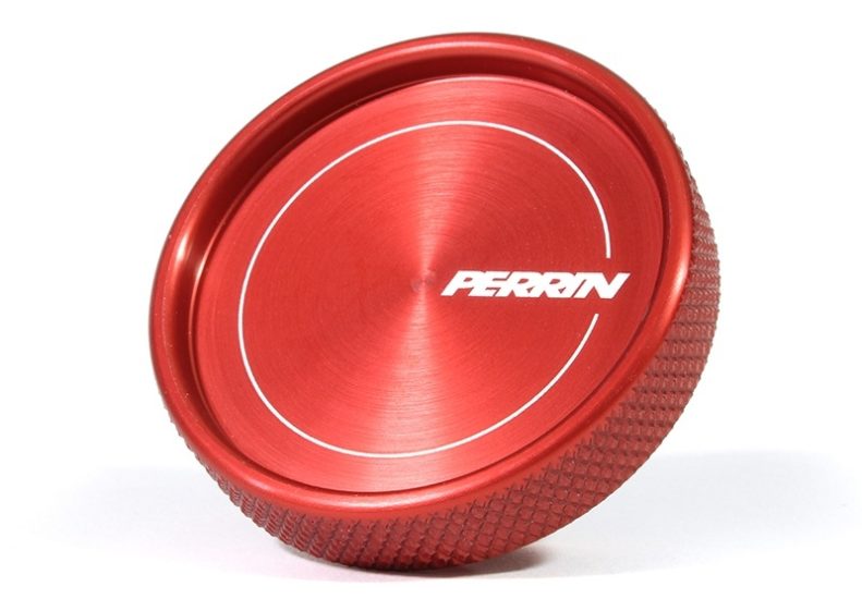 Perrin 02-24 Subaru WRX / 13+ BRZ &amp; GR86 / 04-21 STI / 00-18 Forester XT Oil Fill Cap - Red - PSP-ENG-711RD