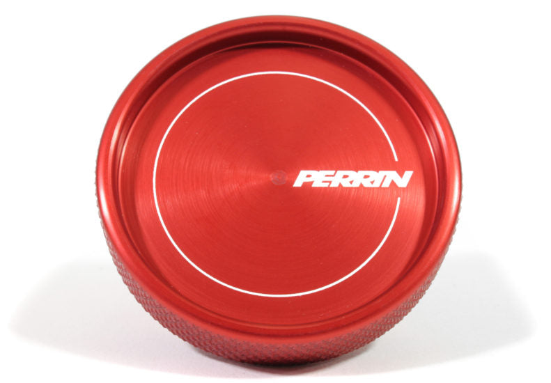 Perrin 02-24 Subaru WRX / 13+ BRZ &amp; GR86 / 04-21 STI / 00-18 Forester XT Oil Fill Cap - Red - PSP-ENG-711RD