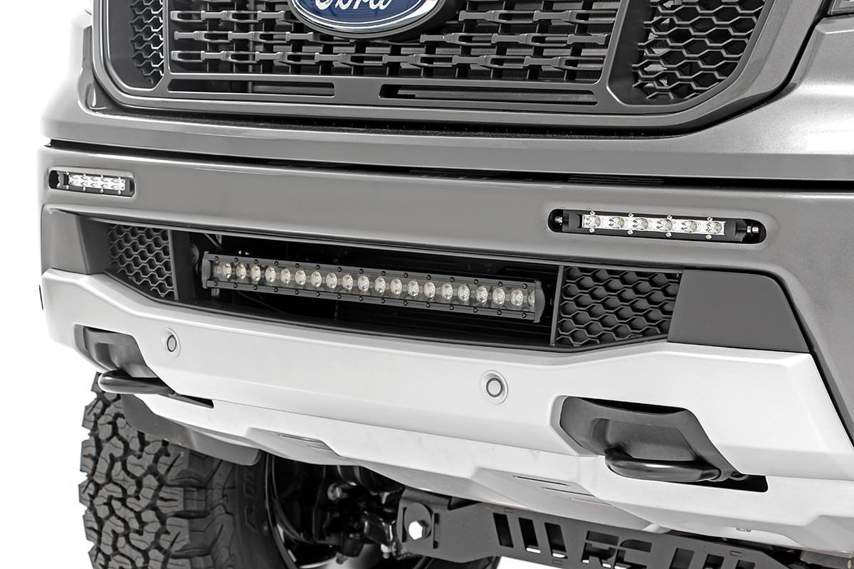 LED Light Kit | Bumper Mount | 20&quot; Spectrum Single Row | Ford Ranger (19-23)