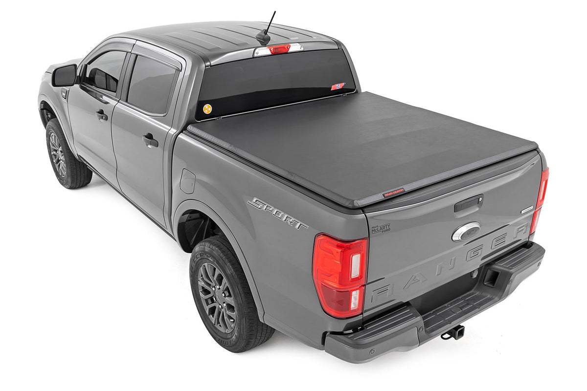 Soft Tri-Fold Bed Cover | 5&#39; Bed | Ford Ranger 2WD/4WD (2019-2023)