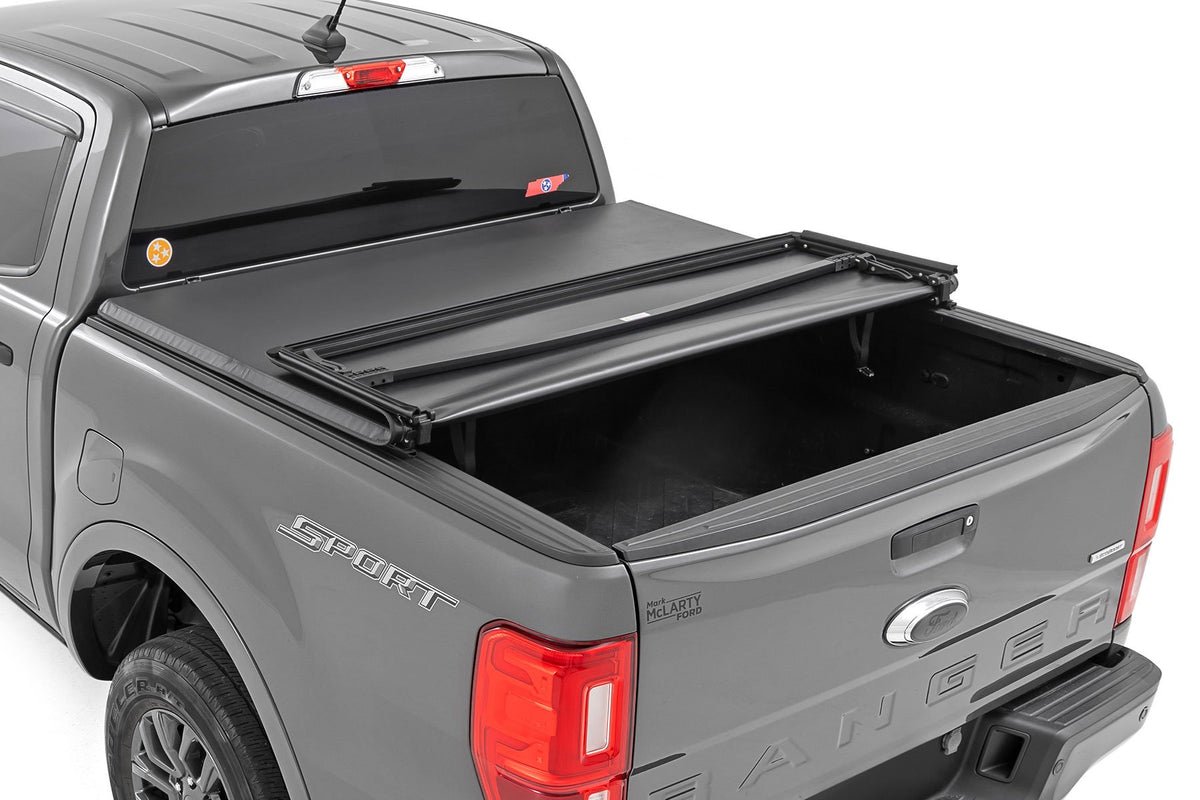 Soft Tri-Fold Bed Cover | 5&#39; Bed | Ford Ranger 2WD/4WD (2019-2023)