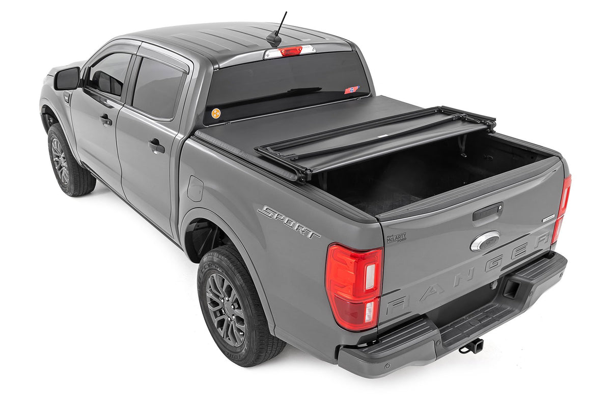 Soft Tri-Fold Bed Cover | 5&#39; Bed | Ford Ranger 2WD/4WD (2019-2023)