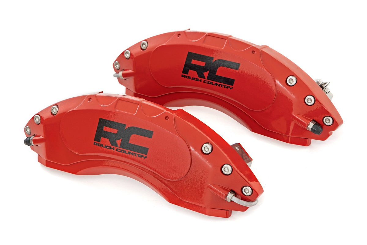 Caliper Covers | Front and Rear | Red | Non-Sport | Jeep Gladiator JT (20-24)/Wrangler JL (18-24