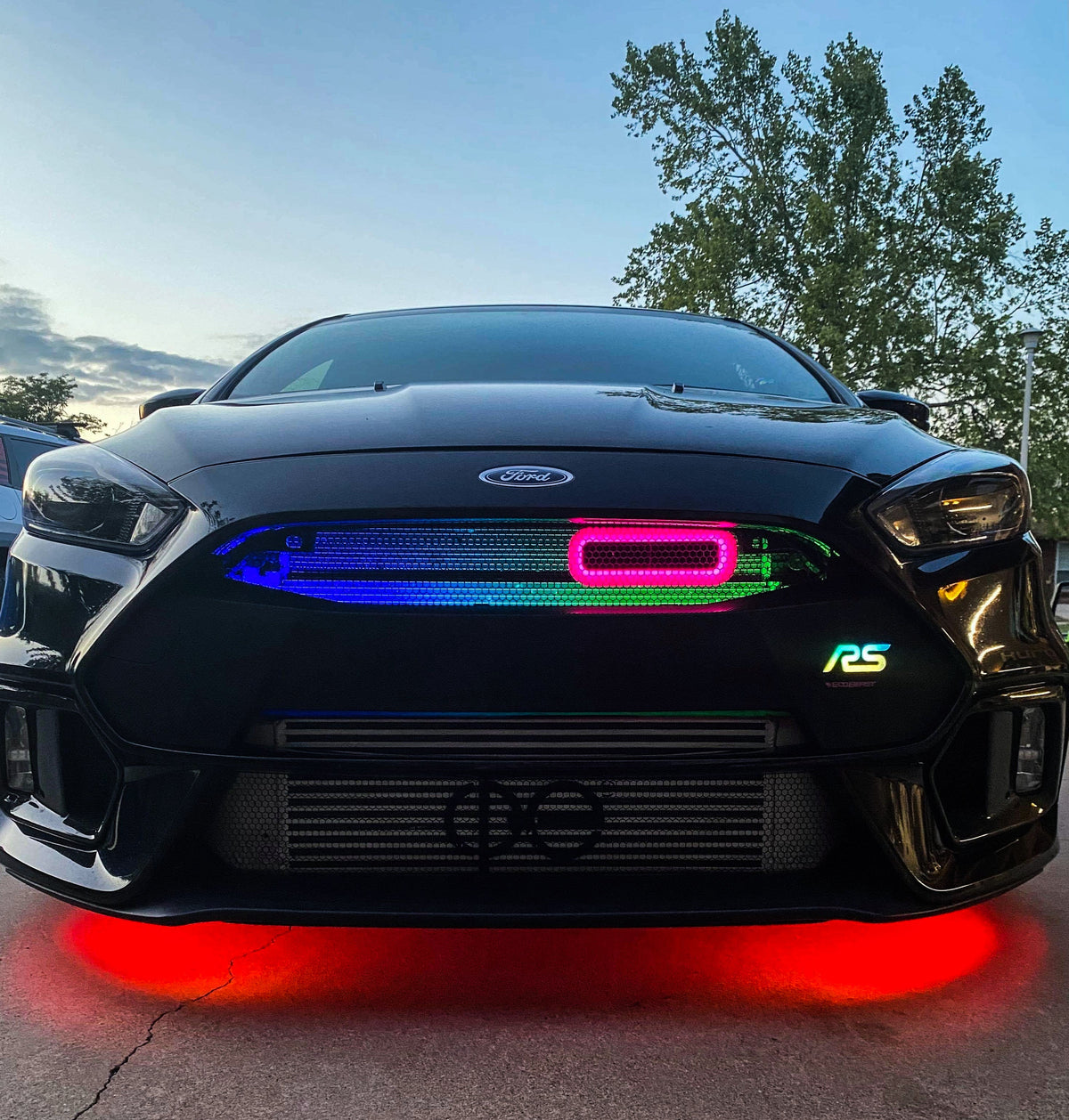 2016-2018 Ford Focus RS BIG MOUTH &quot;LIT KIT&quot; Ram Air Intake Snorkel | Velossa Tech Design