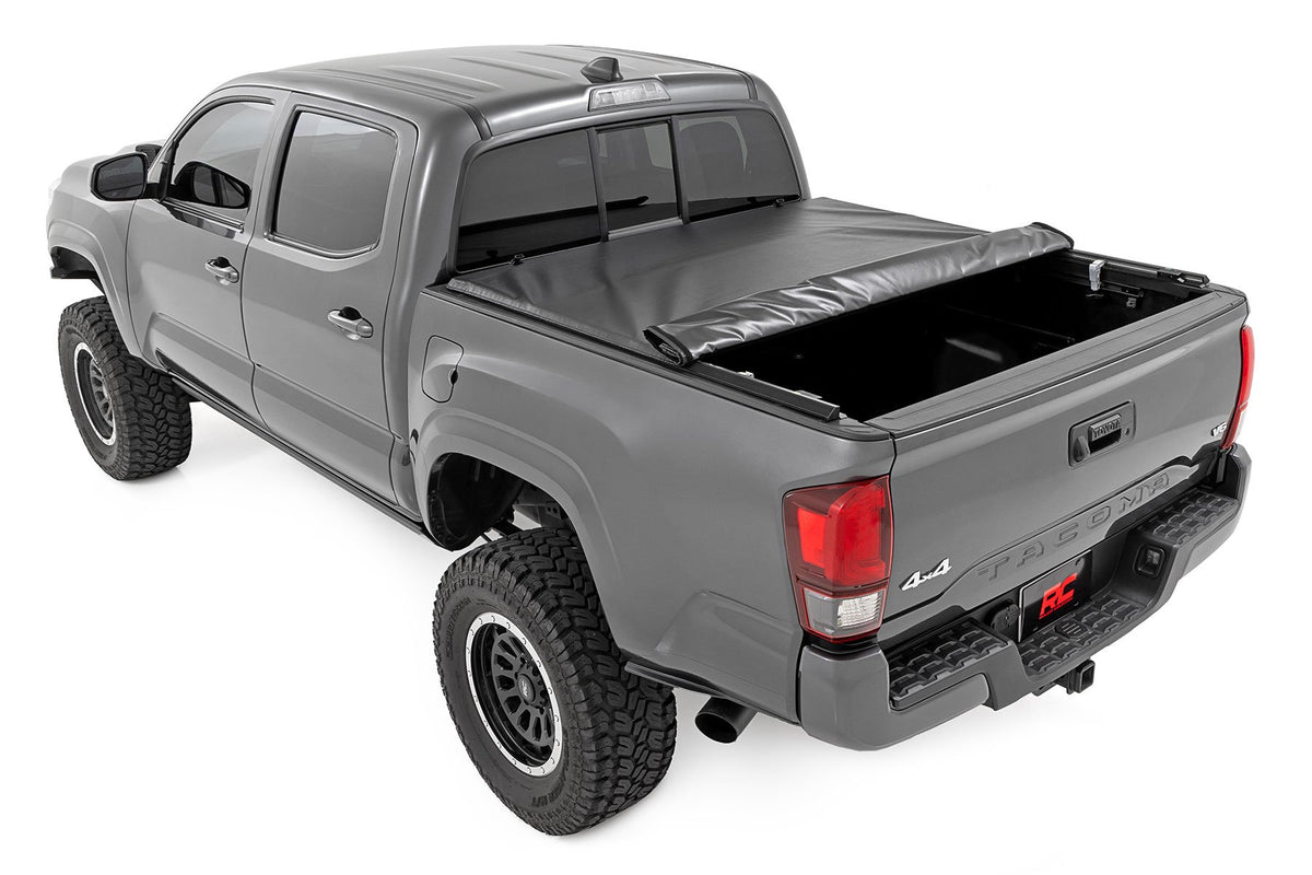 Soft Roll Up Bed Cover | 5&#39; Bed | Toyota Tacoma 2WD/4WD (2016-2023)