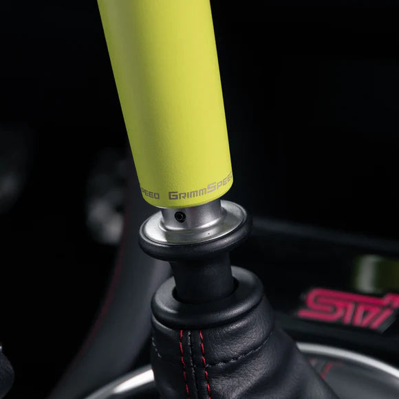 GrimmSpeed Tallboy Shift Knob Aluminum Neon Green -  M12x1.25