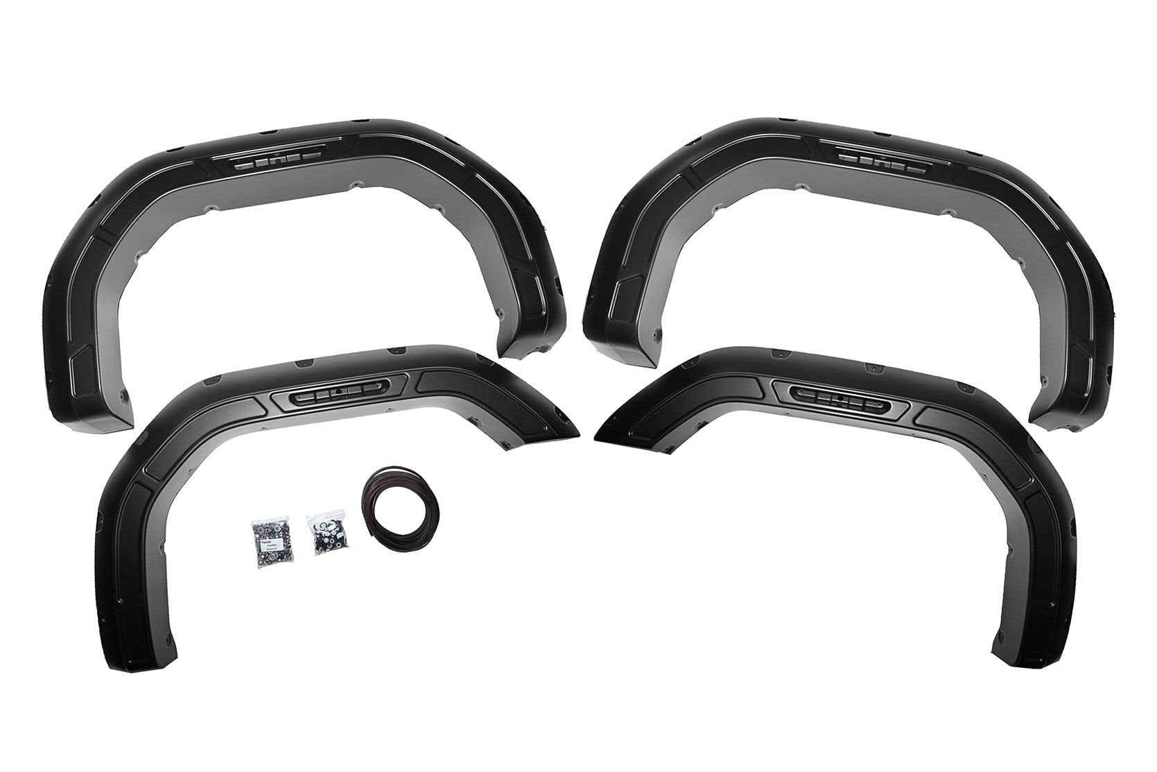 Fender Flares | Defender | GBA Black | GMC Sierra 2500 HD/Sierra 3500 HD (20-24)