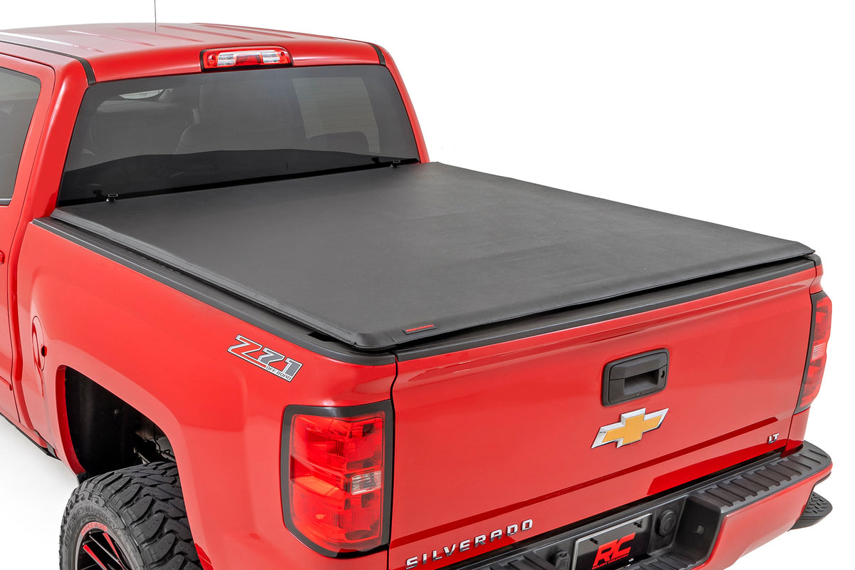 Soft Roll Up Bed Cover | 6&#39;7&quot; Bed | Chevy/GMC 1500/2500HD/3500HD (14-19 &amp; Classic)