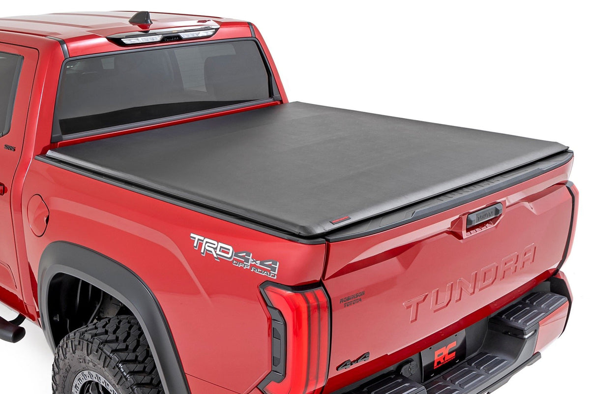 Soft Roll Up Bed Cover | 5&#39;7&quot; Bed | Toyota Tundra 2WD/4WD (2022-2024)