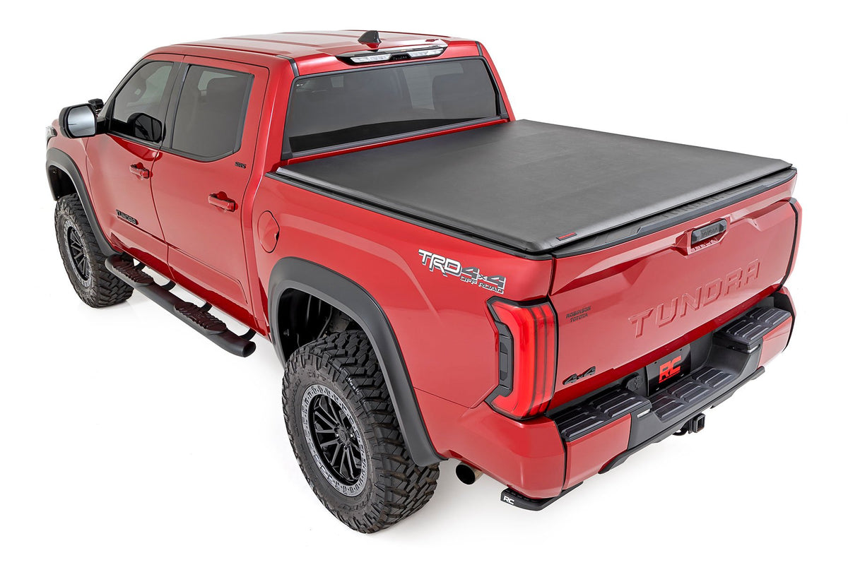 Soft Roll Up Bed Cover | 5&#39;7&quot; Bed | Toyota Tundra 2WD/4WD (2022-2024)