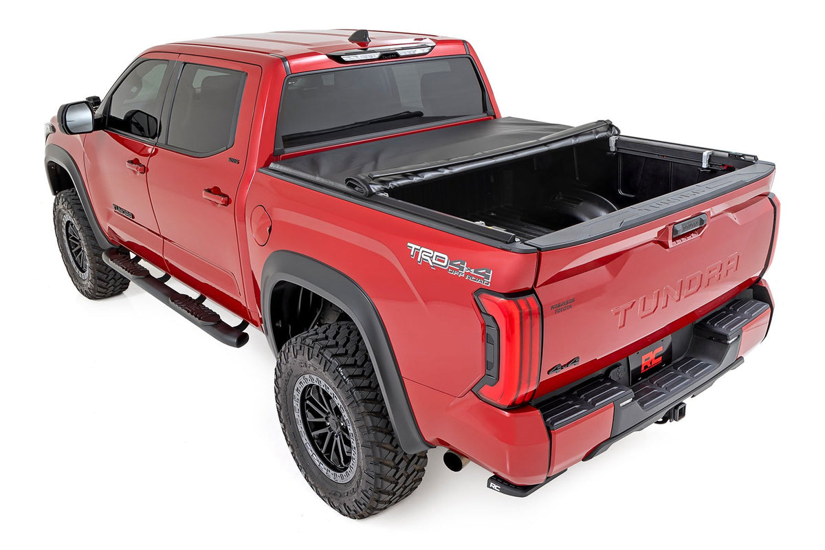 Soft Roll Up Bed Cover | 5&#39;7&quot; Bed | Toyota Tundra 2WD/4WD (2022-2024)