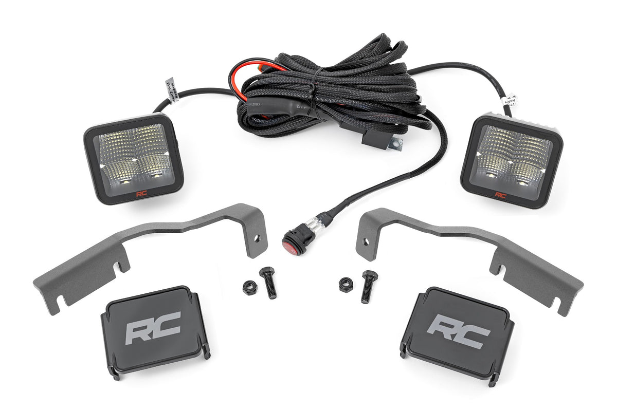 LED Light Kit | Ditch Mount | 2&quot; Spectrum Pair | Spot | Nissan Frontier (22-24)