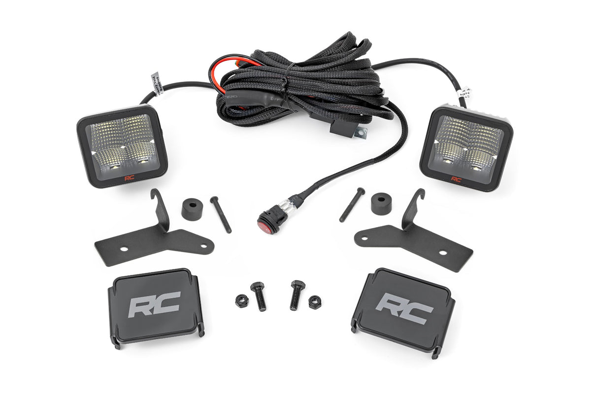 LED Light Kit | Hinge Mount | 2&quot; Spectrum Pair | Jeep Gladiator JT/Wrangler JL (18-24)