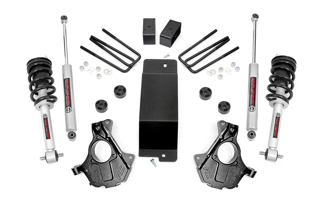 3.5 Inch Lift Kit | Alu/Stamp Steel LCA | N3 Strut | Chevy/GMC 1500 (14-18 &amp; Classic)