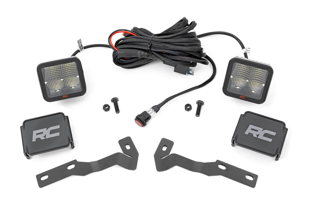 LED Light Kit | Ditch Mount | 2&quot; Spectrum Pair | Spot | Toyota Tacoma (16-23)