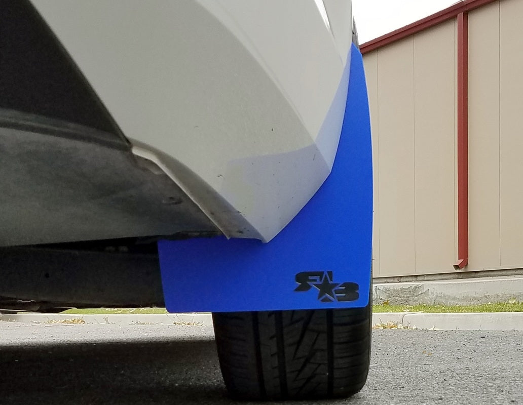 Rokblokz Original length in Deep Blue w/Black logo Installed on 2015 Jetta