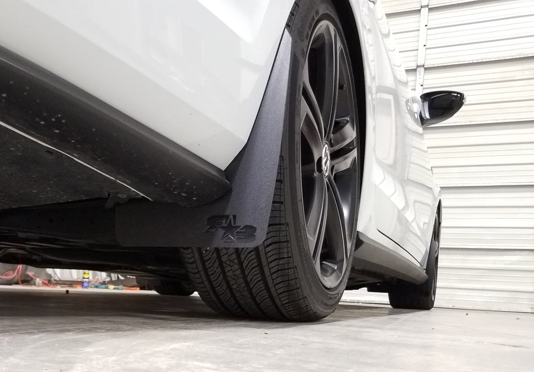 Rokblokz Short length in Black w/Black logo Installed on 2015 Jetta GLI