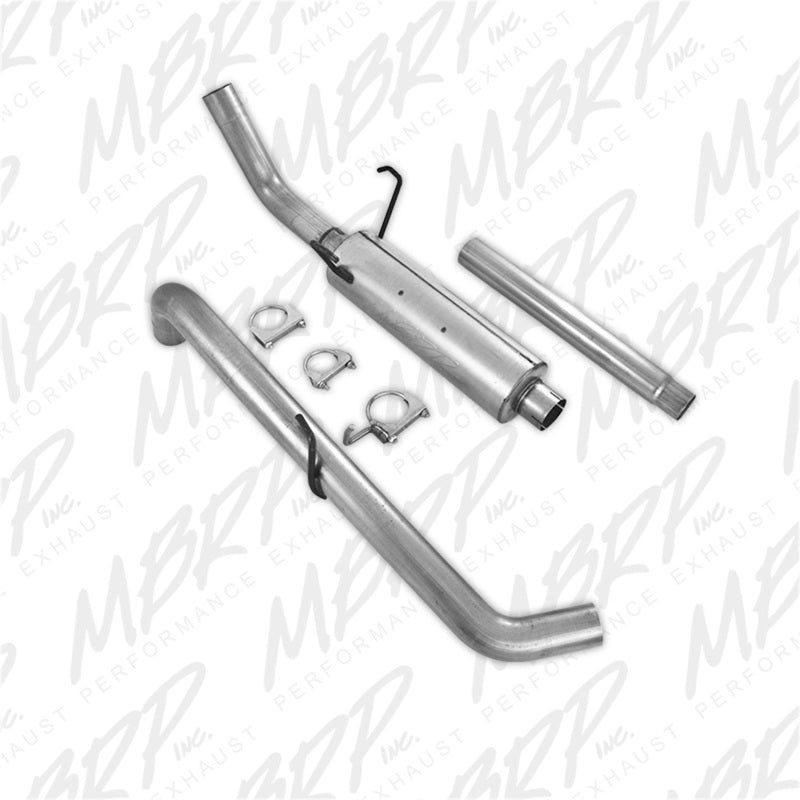 MBRP 2004-2005 Dodge Ram Hemi 1500 5.7L SC/CC-SB Cat Back Single Side AL P Series Exhaust - S5104P