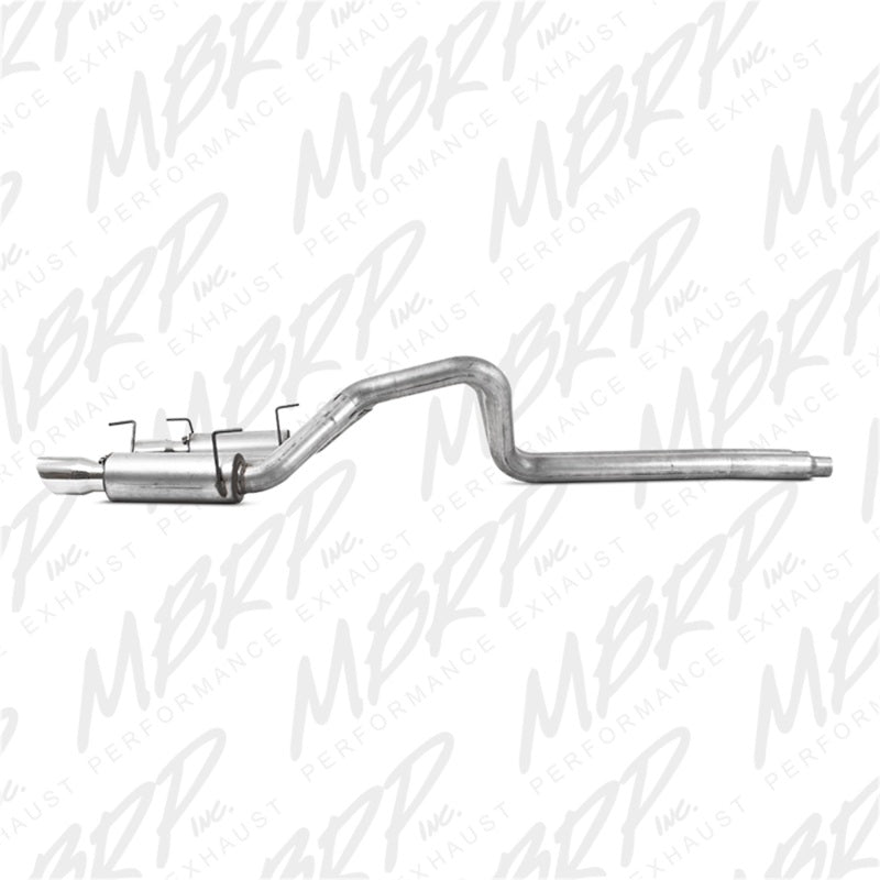 MBRP 05-09 Ford Mustang GT 4.6L Dual Split Rear Race Version AL/ 3in Cat Back Exhaust System - S7270AL