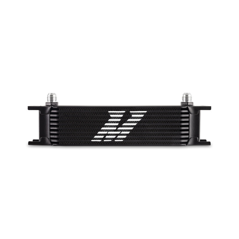 Mishimoto Universal -8AN 10 Row Oil Cooler - Black - MMOC-10-8BK