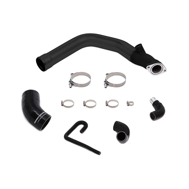 Mishimoto 2015 Subaru WRX Charge Pipe Kit - Wrinkle Black - MMICP-WRX-15WBK