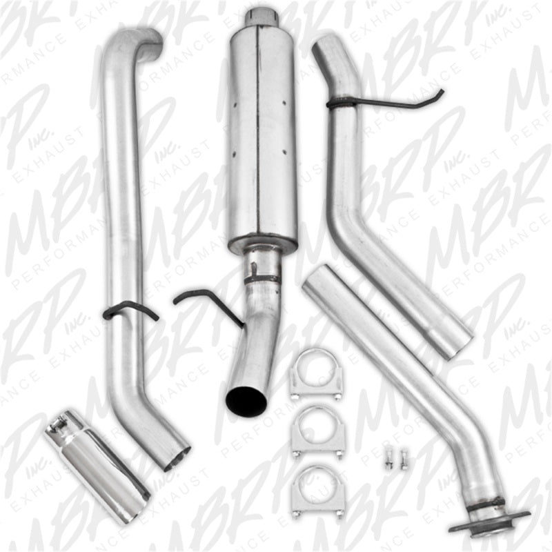 MBRP 2003-2007 Chev/GMC 1500 Classic 4.8/5.3L EC/CC-SB Cat Back Single Side - S5014AL