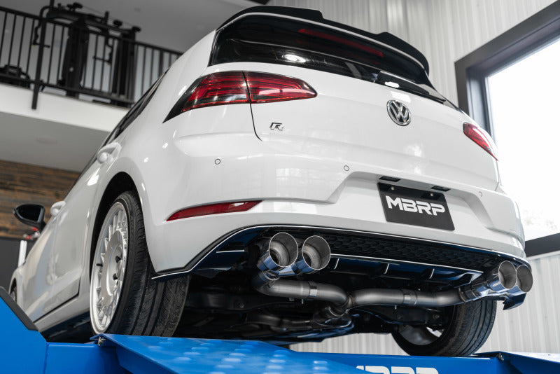 MBRP 15-19 VW Golf R 3in Cat Back Single Exit Exhaust Pro Series w/ Valve Delete - T304 - S4603304