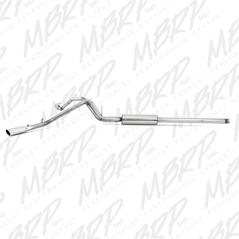 MBRP 14 Chevy/GMC 1500 Silverado/Sierra 4.3L V6/5.3L V8 Dual Split Side T409 3in Cat Back Exhaust - S5082409