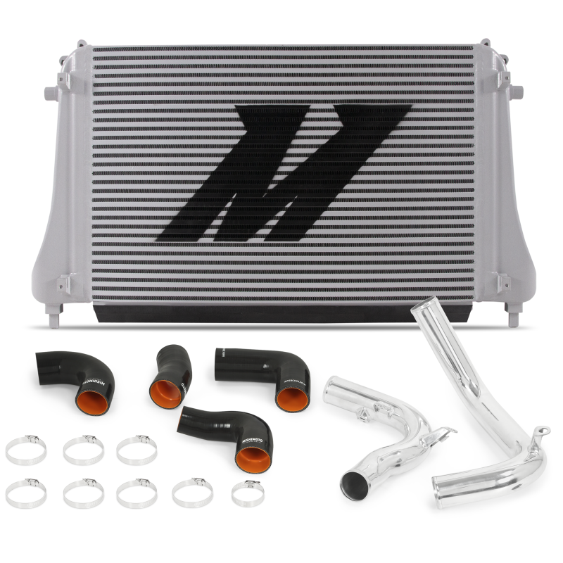 Mishimoto 2015+ VW MK7 Golf TSI / GTI / R Performance Intercooler Kit w/ Pipes (Polished) - MMINT-MK7-15KP