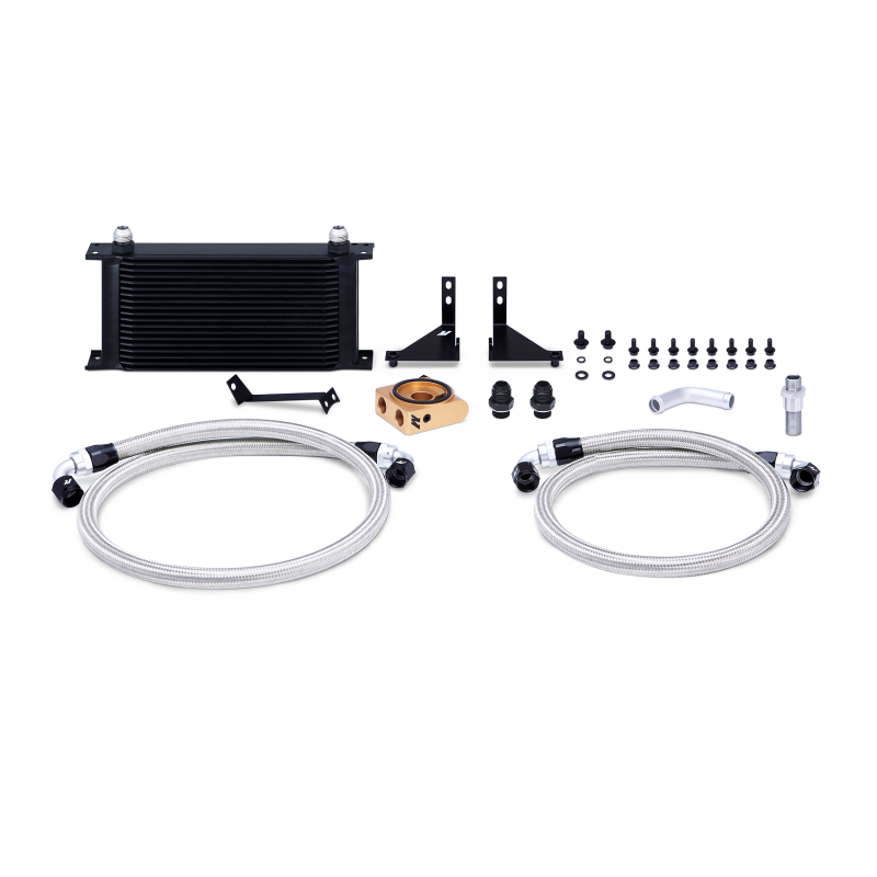 Mishimoto 14-16 Ford Fiesta ST Thermostatic Oil Cooler Kit - Black - MMOC-FIST-14TBK