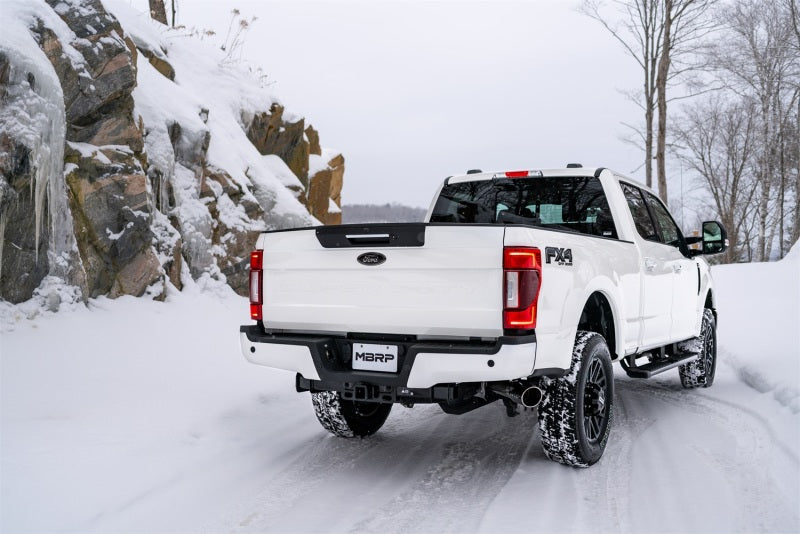 MBRP 2017+ Ford F-250/F-350 6.2L/7.3L Super/Crew Cab Single Side 4in T304 Catback Exhaust - S5247304