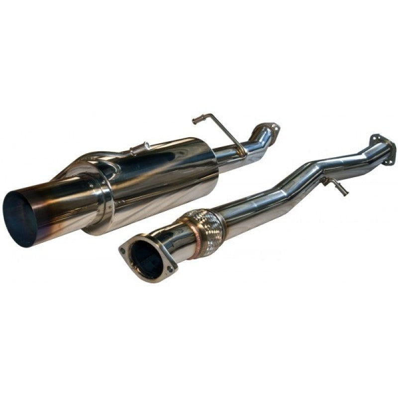 Turbo XS 02-07 WRX-STi Catback Exhaust Blued Tips