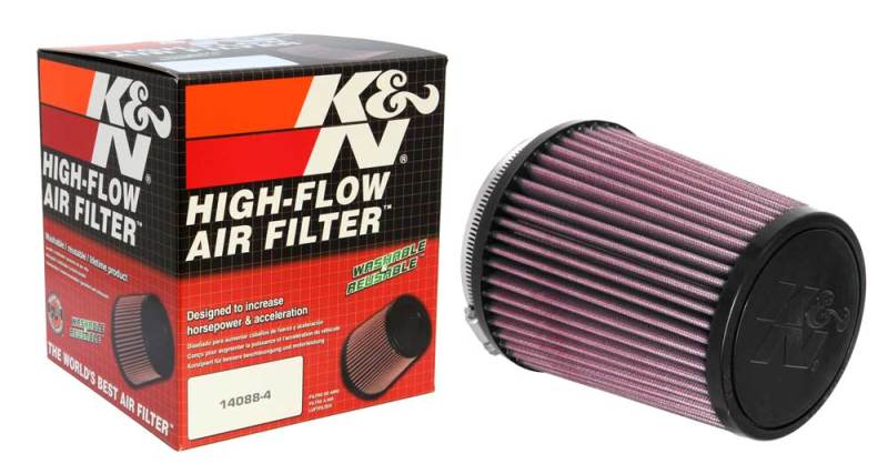 K&amp;N Universal Air Filter 4in Flange / 5-3/8in Base / 4-1/2in Top / 6in Height