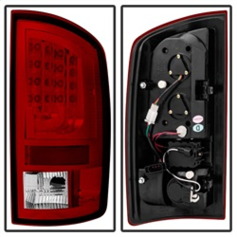 Spyder Dodge Ram 07-08 1500 Version 2 LED Tail Lights - Red Clear ALT-YD-DRAM06V2-LED-RC