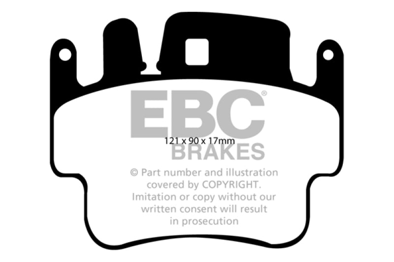 EBC 98-05 Porsche 911 (996) (Cast Iron Rotor only) 3.4 Carrera 2 Bluestuff Front Brake Pads - DP51514NDX