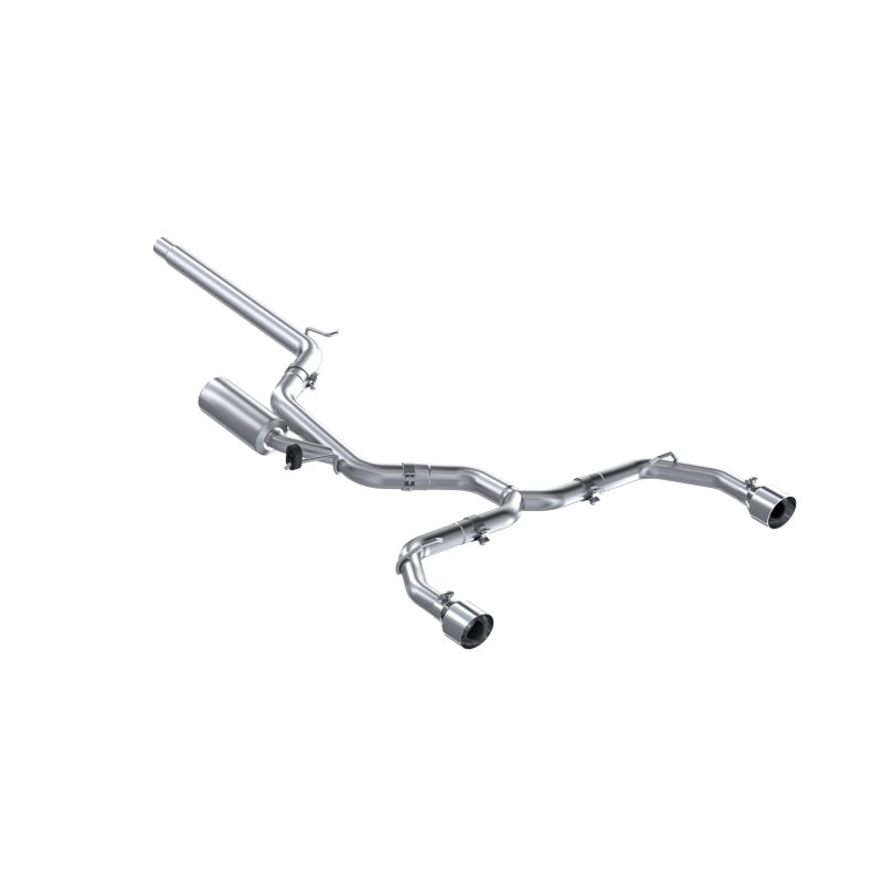 MBRP 2022 Volkswagen Golf GTI MK8 T304 SS 3in Cat-Back Exhaust 2.5in Dual Split Rear w/ SS Tips - S4617304