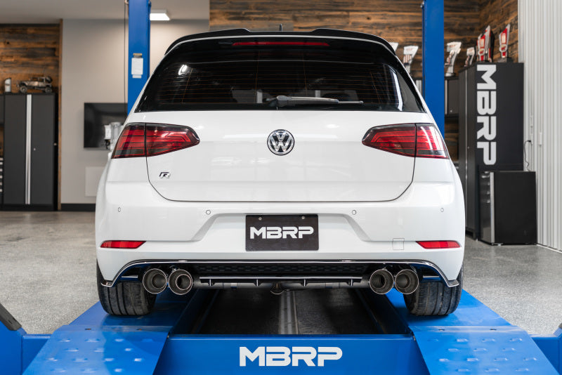 MBRP 15-19 VW Golf R 3in Cat Back Single Exit Exhaust Pro Series w/ Valve Delete - T304 - S4603304