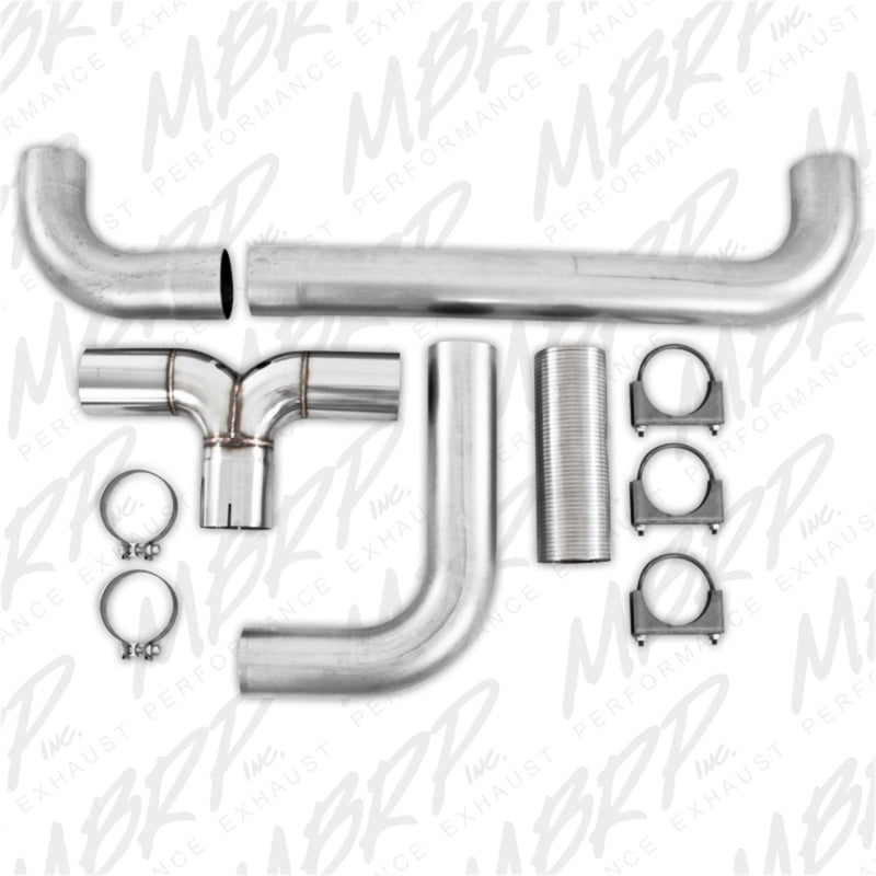 MBRP Universal Full size Pickup T pipe kit AL - UT2001