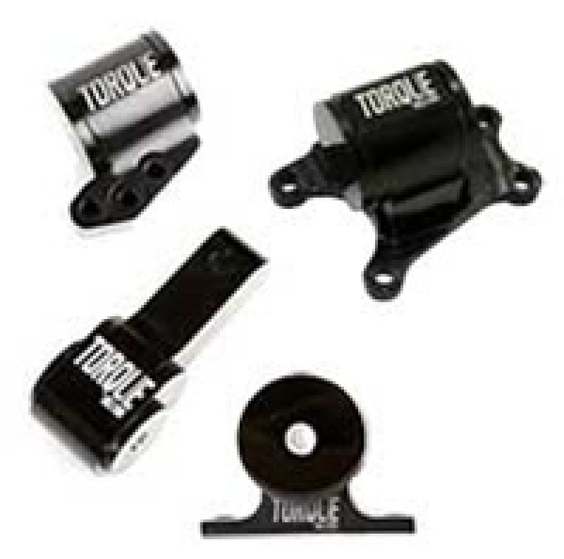 Torque Solution Billet Aluminum 4 Piece Engine Mount Kit: Mitsubishi Evolution VII-IX 2001-2006 - TS-EV-1236