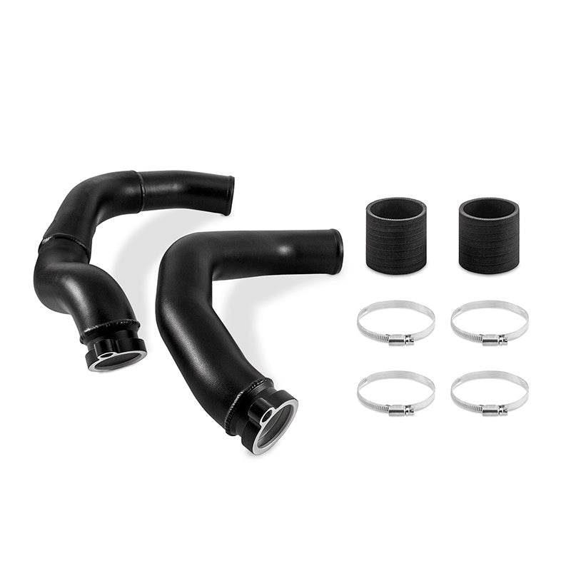 Mishimoto 2015+ BMW F8X M3/M4 Charge Pipe Kit - Wrinkle Black - MMICP-F80-15