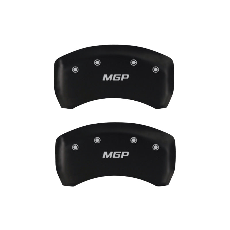 MGP 4 Caliper Covers Engraved Front &amp; Rear MGP Red finish silver ch