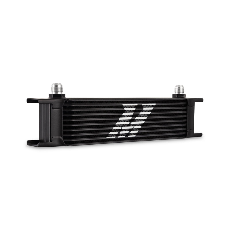 Mishimoto Universal -8AN 10 Row Oil Cooler - Black - MMOC-10-8BK