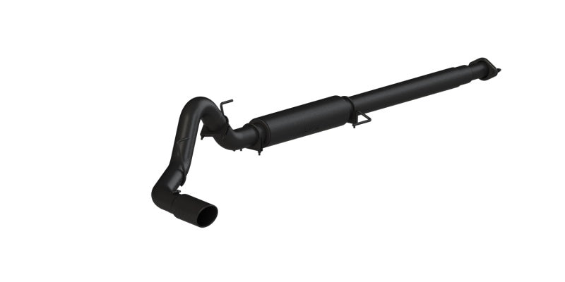 MBRP 2015 Ford F-150 2.7L / 3.5L EcoBoost 4in Cat Back Single Side Black Exhaust System - S5259BLK