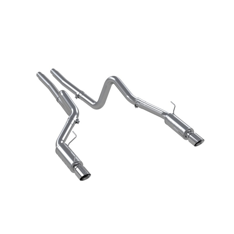 MBRP 05-09 Ford Mustang GT 4.6L Dual Split Rear Race Version AL/ 3in Cat Back Exhaust System - S7270AL