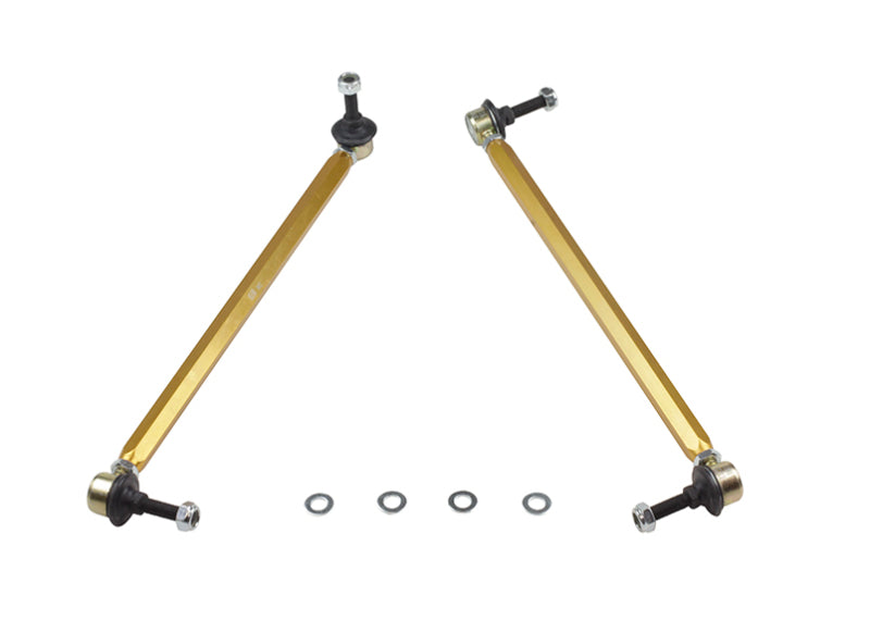 Whiteline 10+ Chevy Camaro FR Coupe Front Sway Bar - Link Assy H/D Adj Steel Ball (380mm C to C) - KLC177