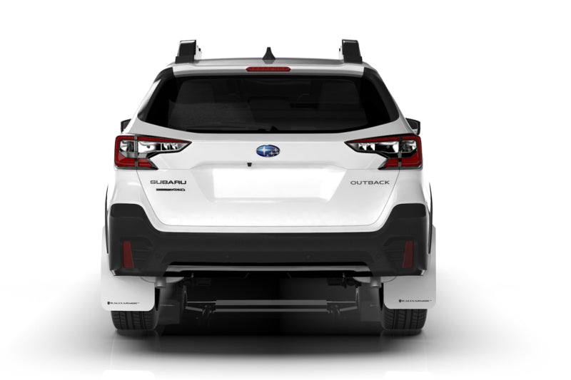 Rally Armor 20-22 Subaru Outback Black UR Mud Flap w/ Silver Logo