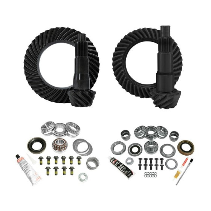 Yukon Complete Gear and Kit Pakage for JL Jeep Non-Rubicon w/ D35 Rear &amp; D30 Front - 4:56 Gear Ratio