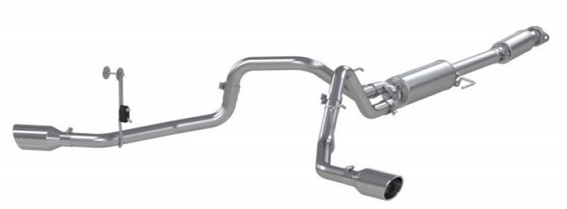 MBRP 2021+ Ford F-150 5.0L/3.5L/ 2.7L Ecoboost 3in Cat Back 2.5in Dual Split Exit T409 Exhaust - S5213409