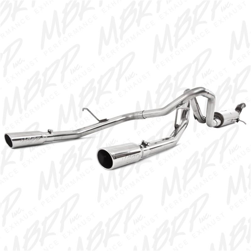 MBRP 09-11 Chev/GMC Colorado/Canyon 5.3L V8 EC/CC-SB Cat Back Dual Split Rear Exit T409 - S5074409